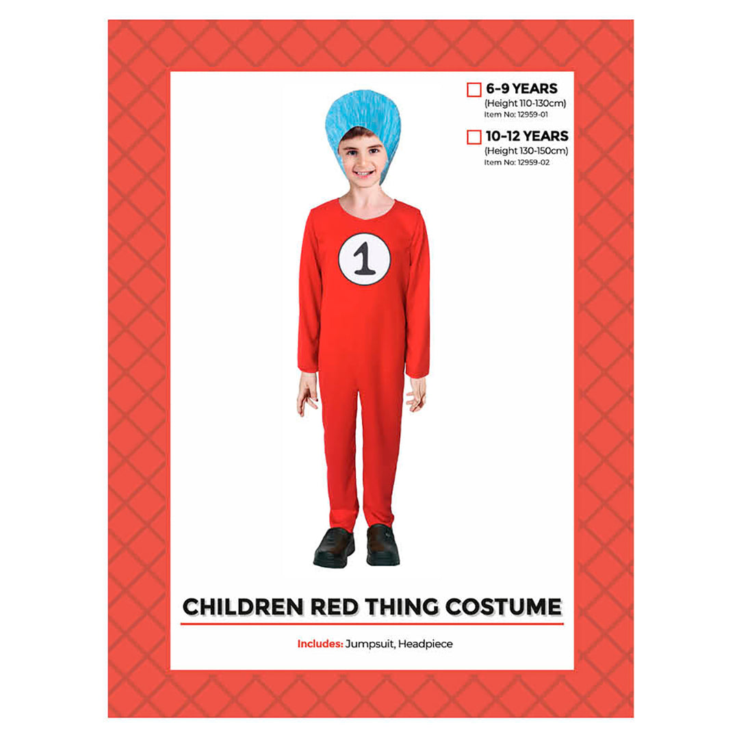 Red Thing 1 Child Costume
