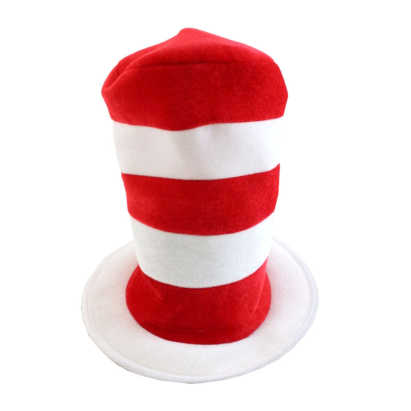 Red & White Stripe Cat Top Hat Sydney Costume Shop