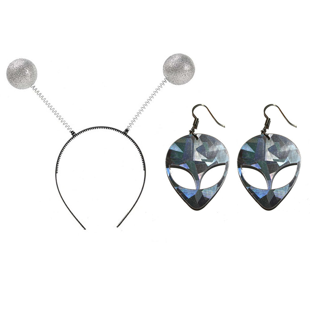 Silver Alien 2 Piece Set – Sydney Costume Shop