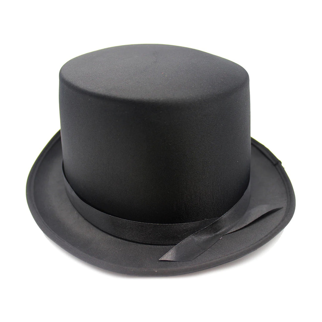 Satin Top Hat - Black