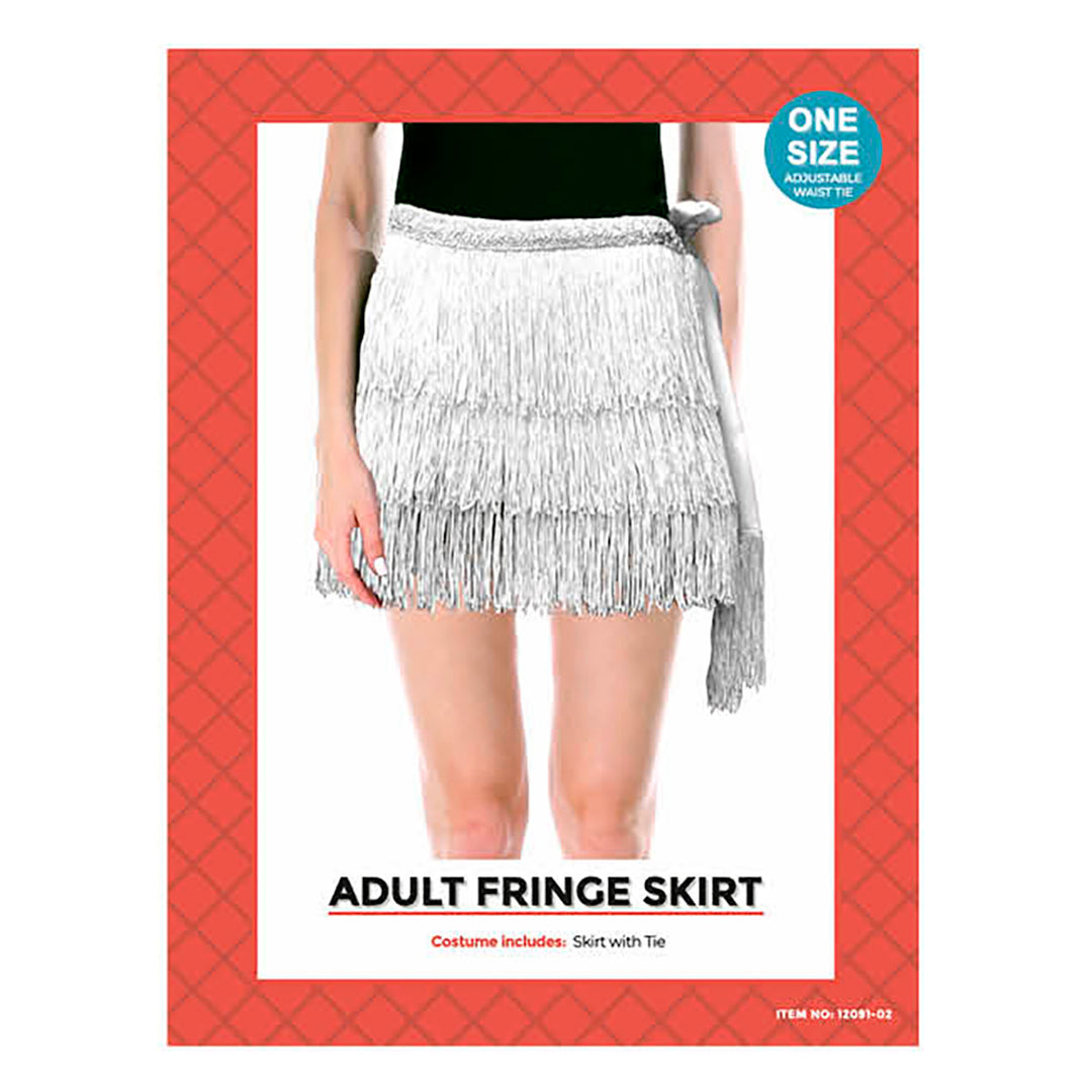 Fringe Skirt - White