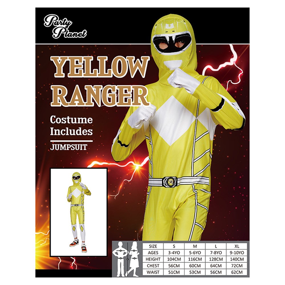 Yellow Power Ranger Costume Power Rangers S.P.D. SPD Yellow Ranger