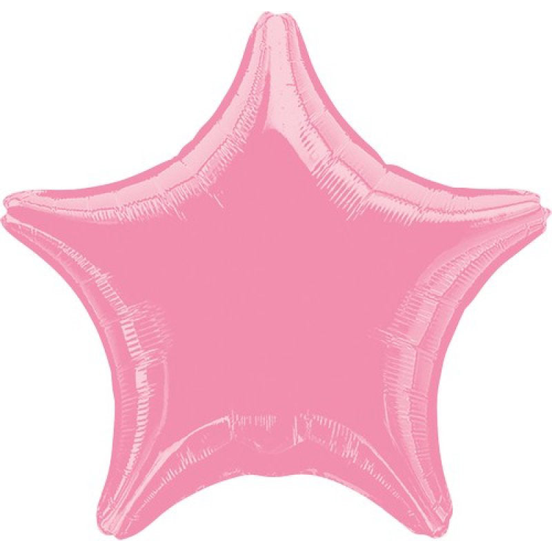 Star Unique Metallic Pink Foil Balloon