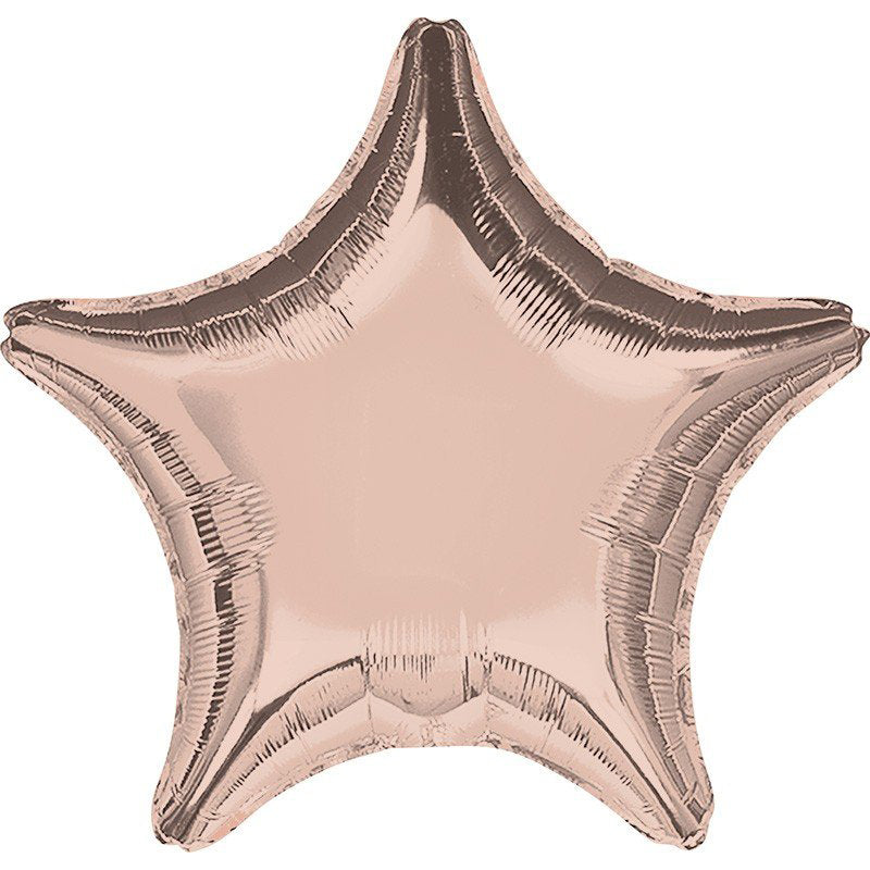 Star Rose Gold Foil Balloon