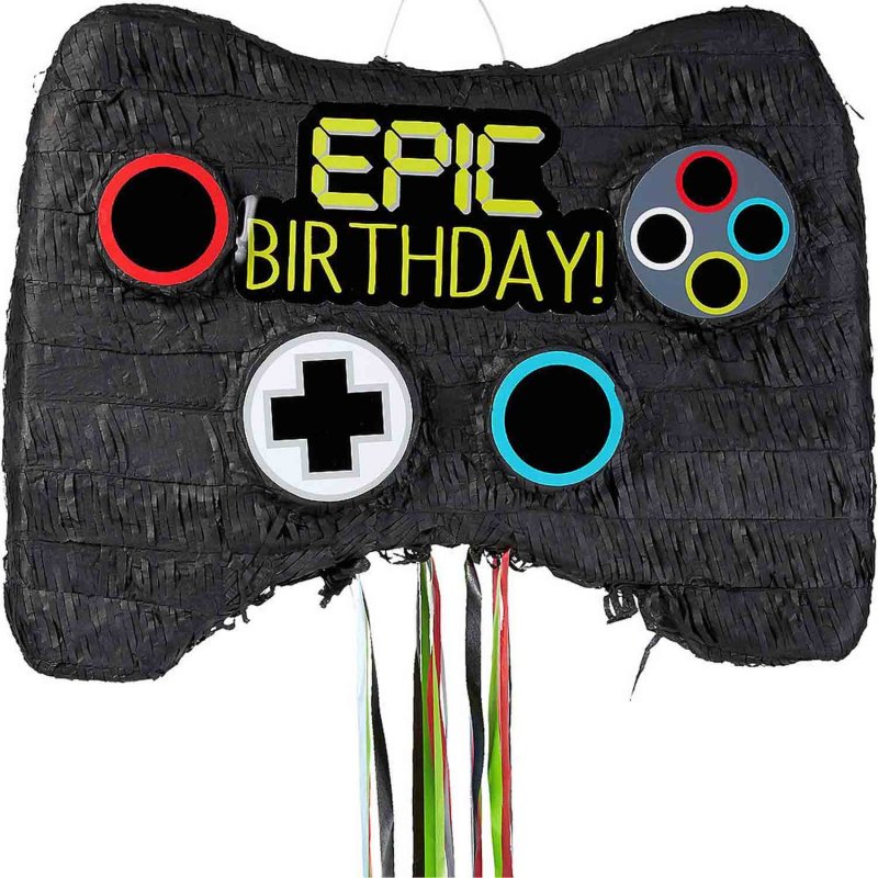 Game Controller 2D Shape Pull String Pinata