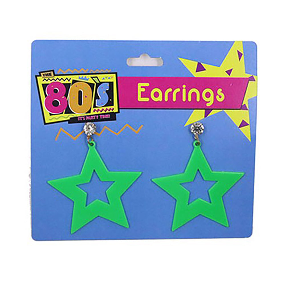 1980's Star Earrings