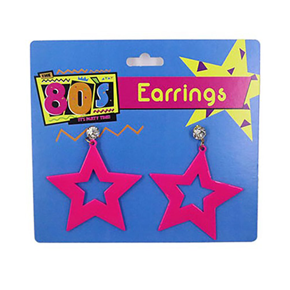1980's Star Earrings