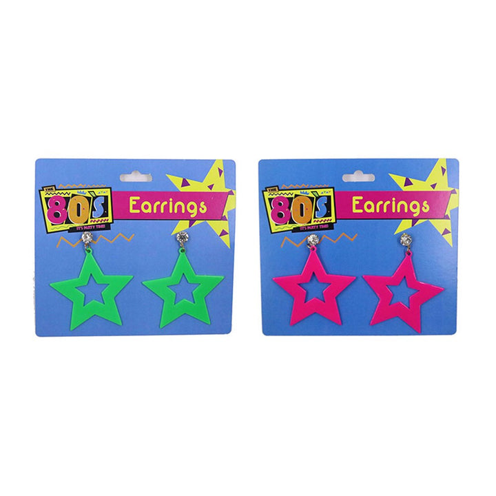 1980's Star Earrings