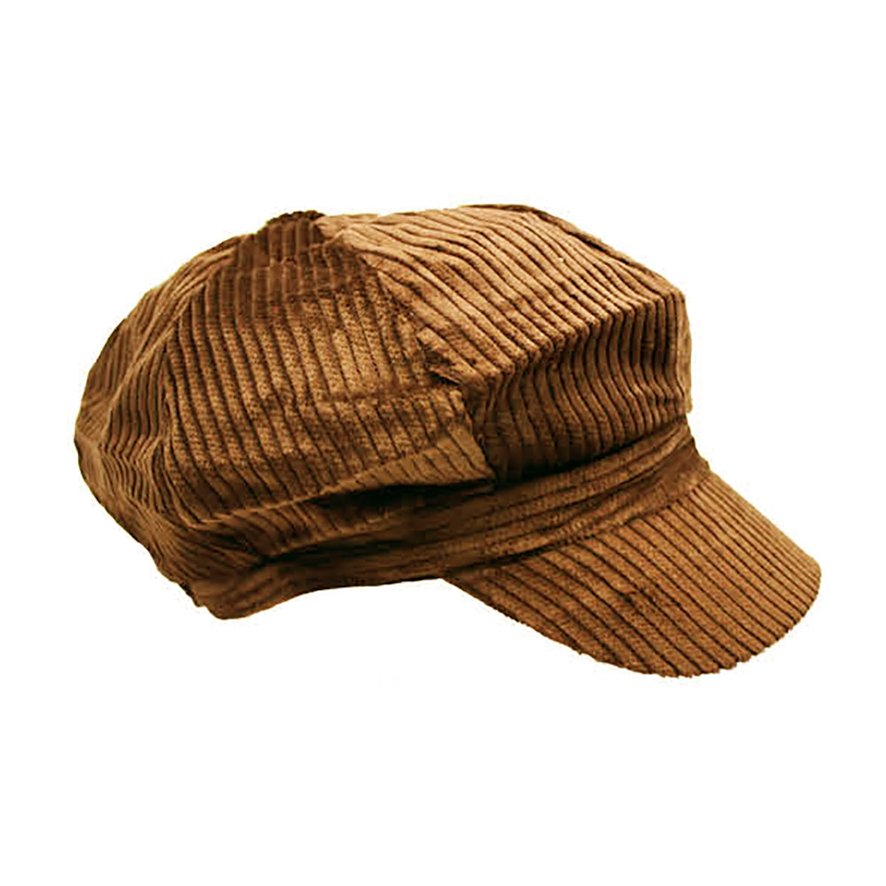 Colonial Poor Boy Cap Corduroy - Light Brown