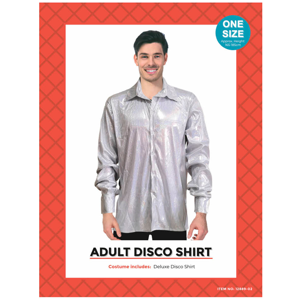 Adult Disco Shirt White