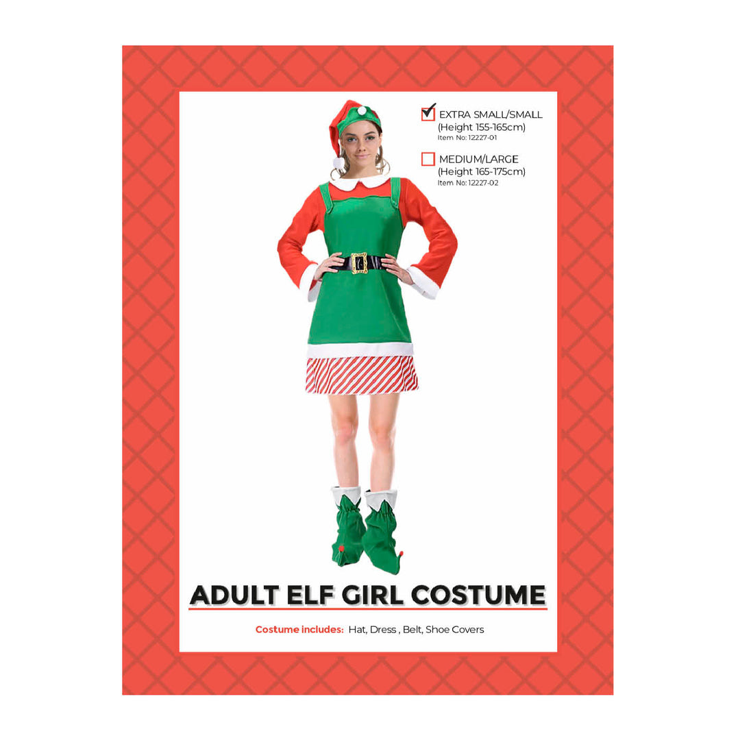 Adult Elf Lady Costume