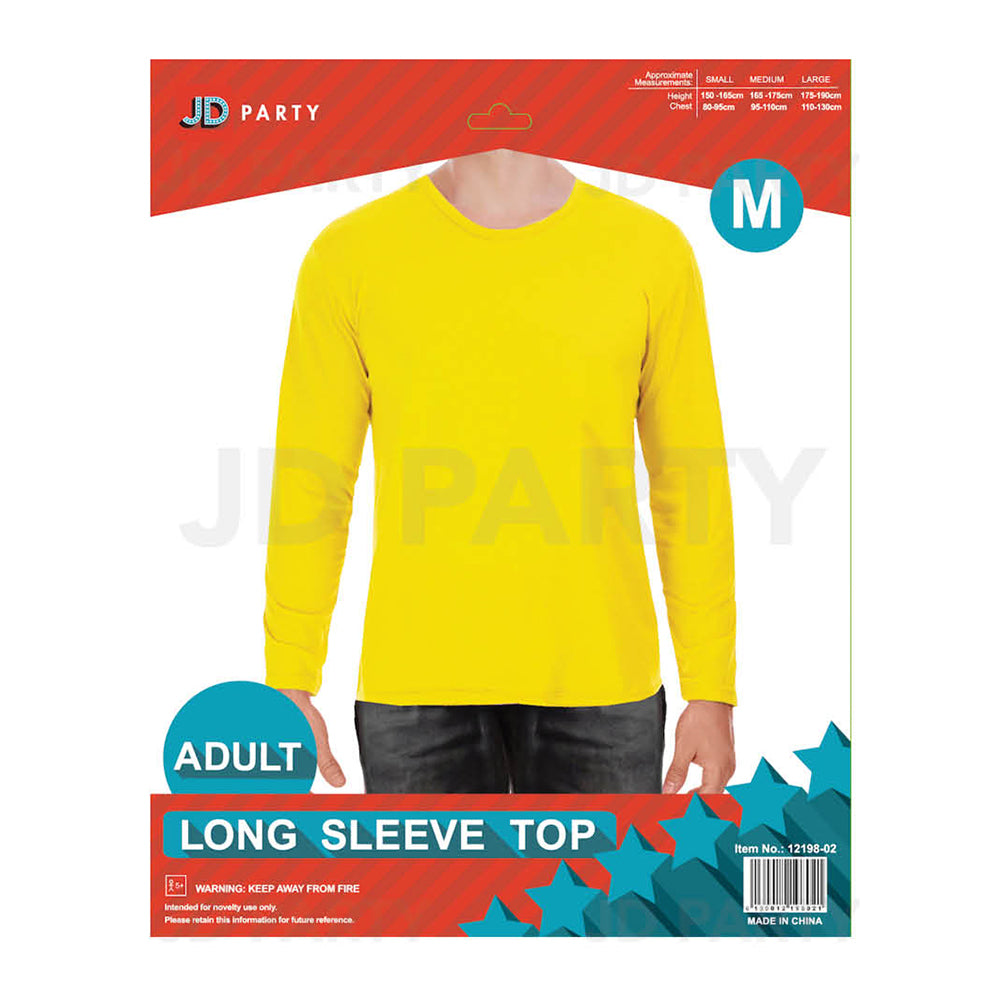 Adult Yellow Long Sleeve Top