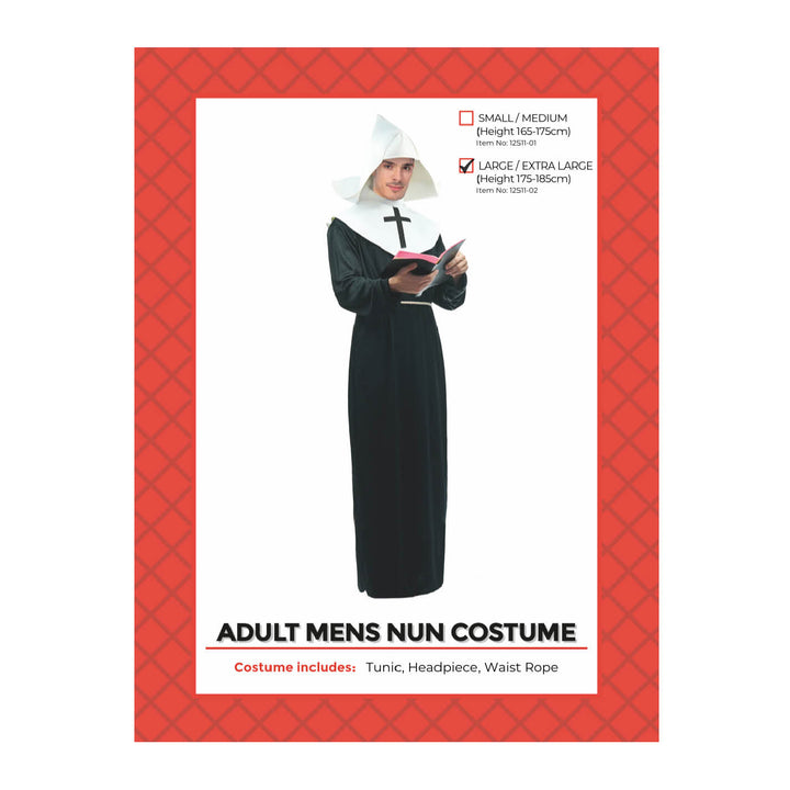 Adult Mens Nun Costume