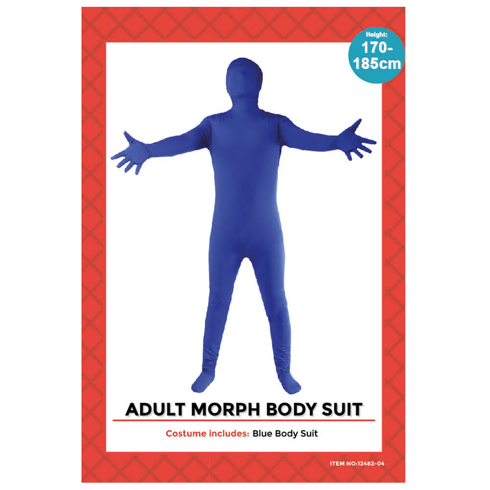 Adult Morph Body Suit Costume - Blue