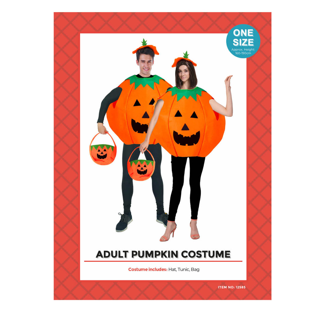 Adult Felt Pumpkin Costume
