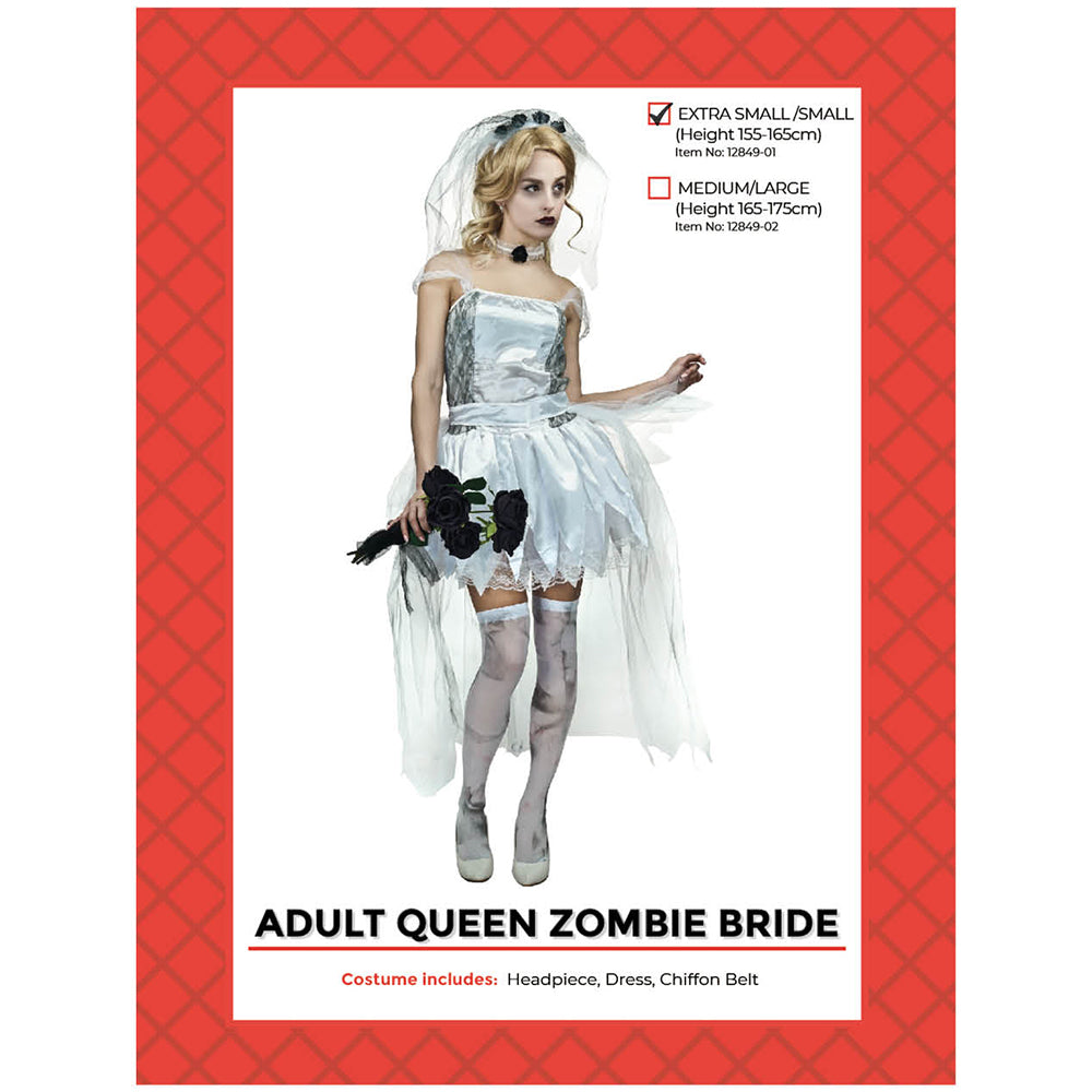 Adult Queen Zombie Bride Costume