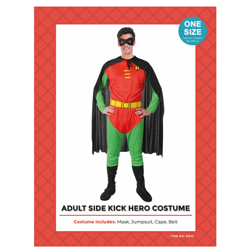 Adult Side Kick Costume Robin