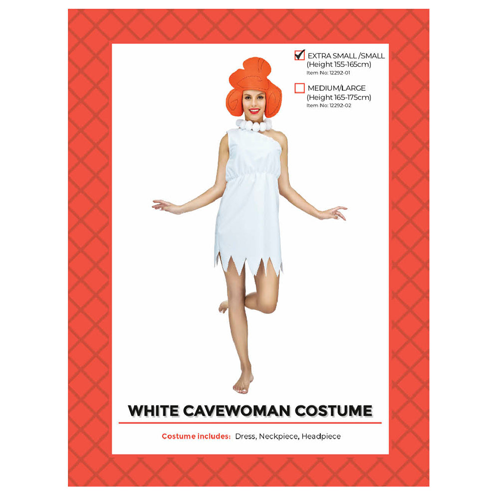 Adult White Wilma Costume