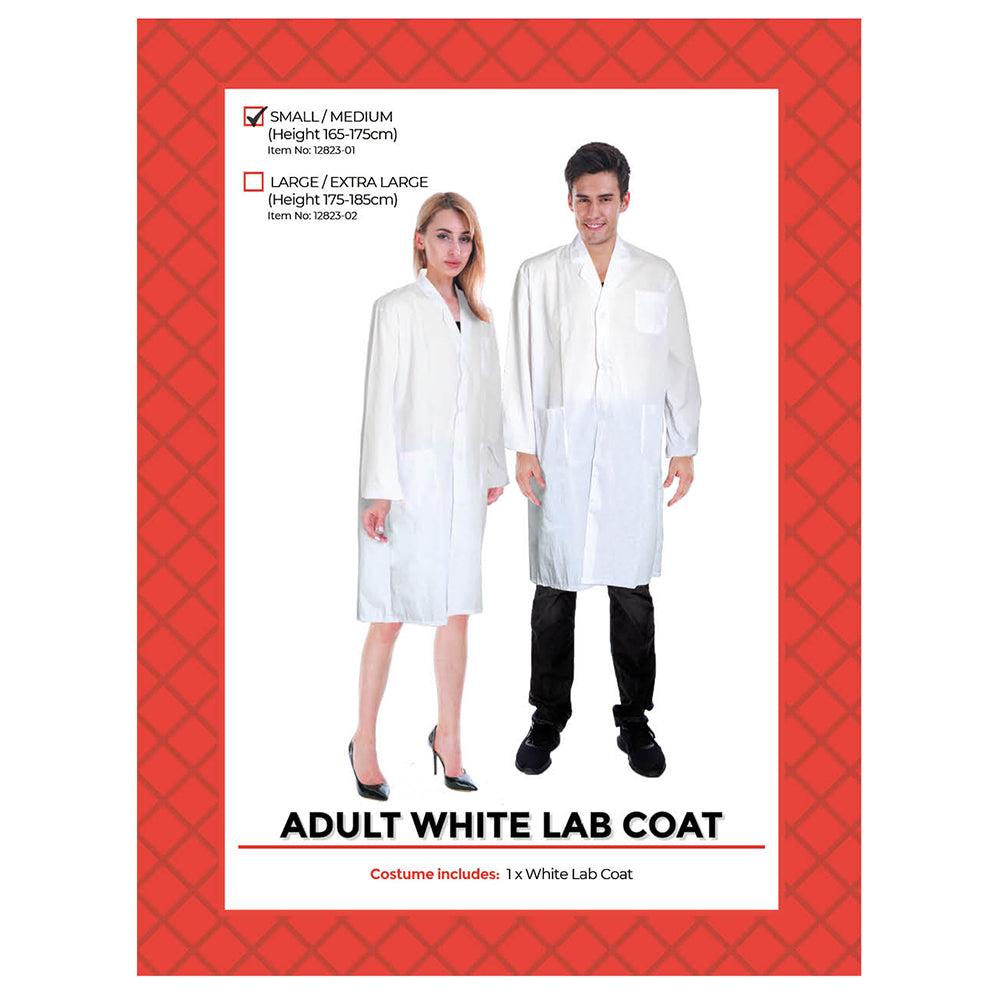 Adult White Doctor Lab Coat Costume