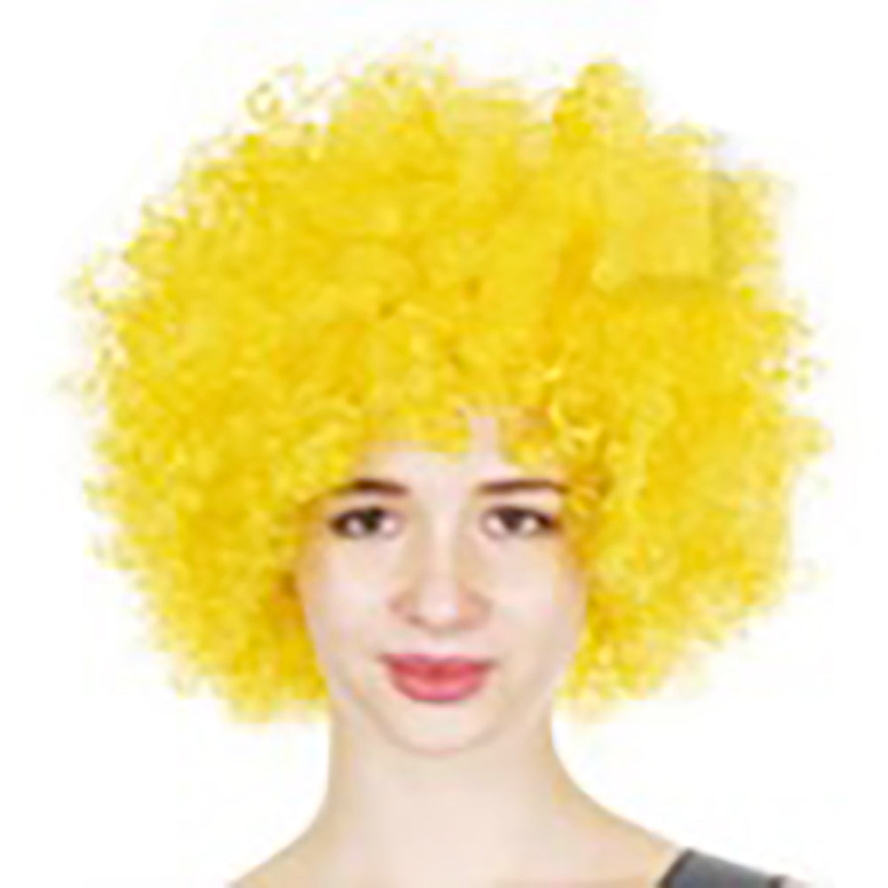 Afro Wig - Yellow