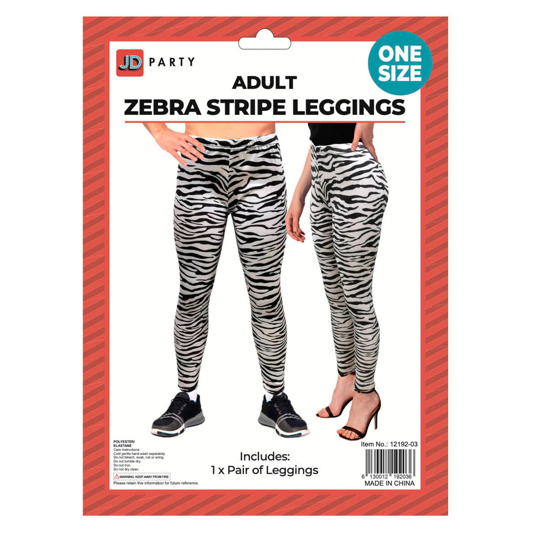 Zebra Animal Print Leggings