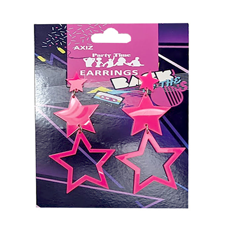 Back To The 80's Star Earrings