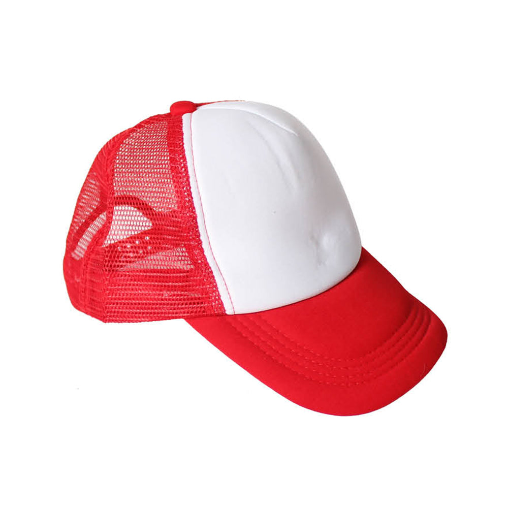 Red Trucker Cap with White Front