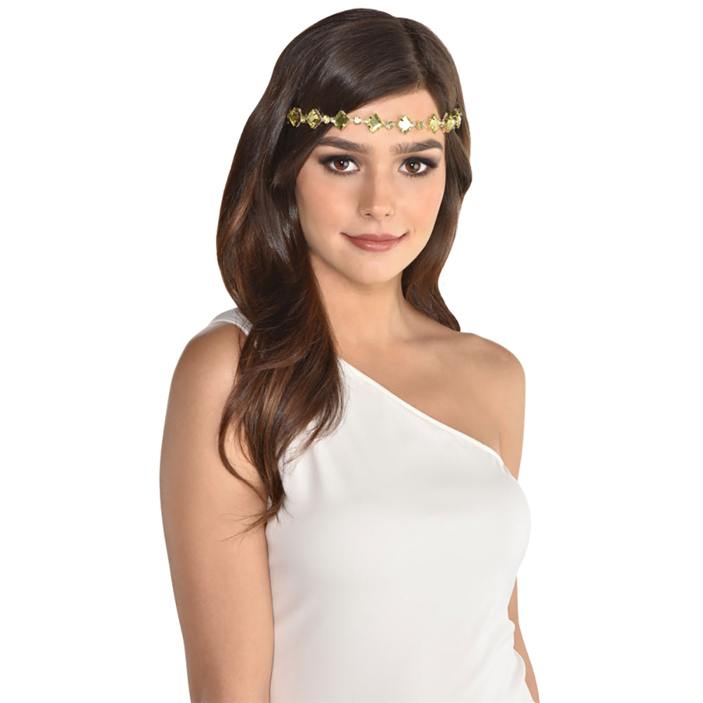 Bejewelled Goddess Gold Headband