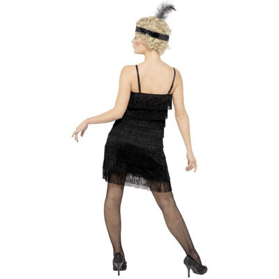 Black Fringe Flapper Costume