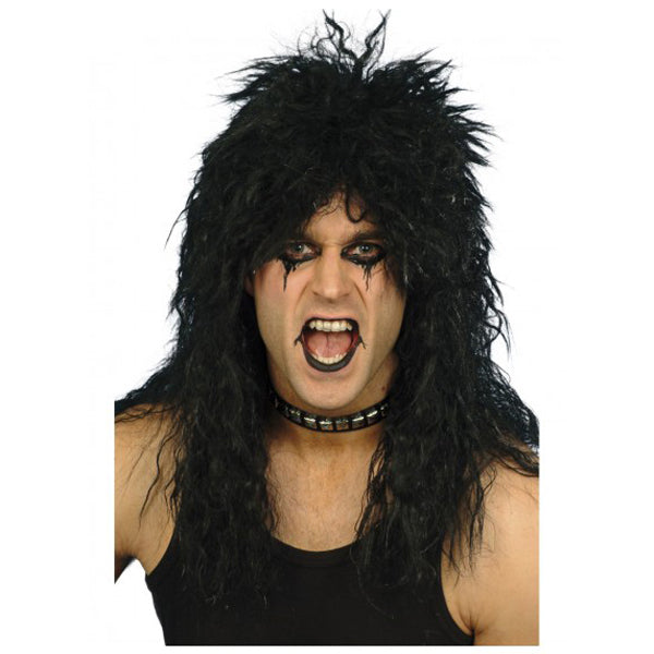 Black Hard Rocker Wig