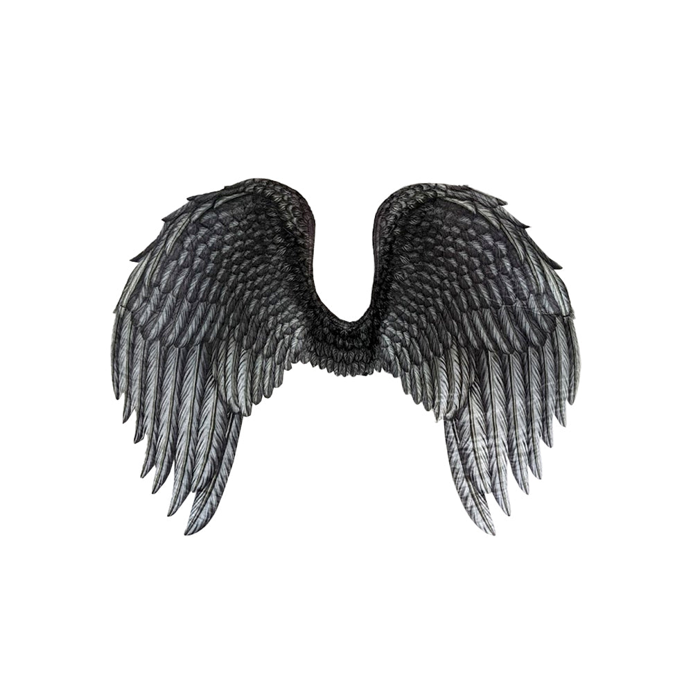 Black Printed Wings