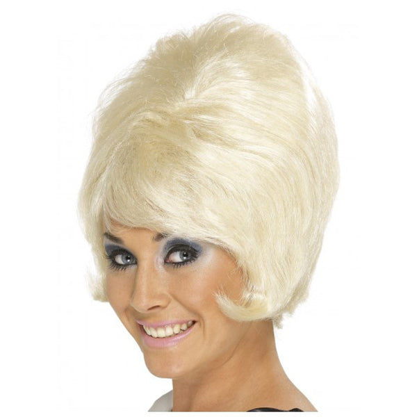 Blonde 60's Beehive Wig