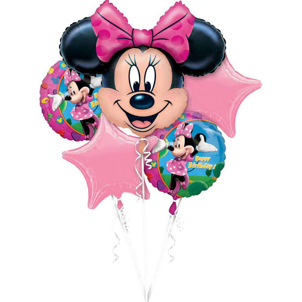 Bouquet Minnie Mouse Birthday Balloons