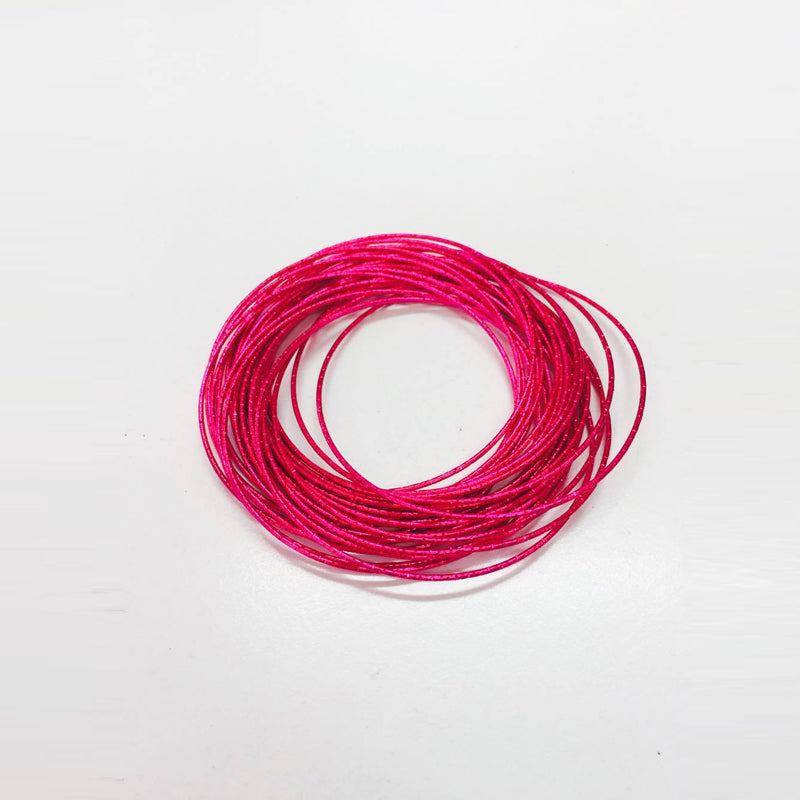 Metal Wire Bracelet - HotPink