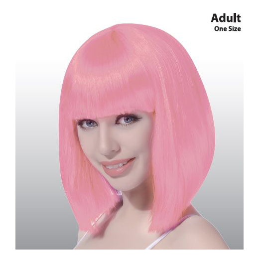Crazy Horse Style Baby Pink Bob Wig