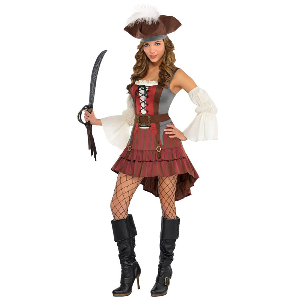 Castaway Pirate Womens Costume