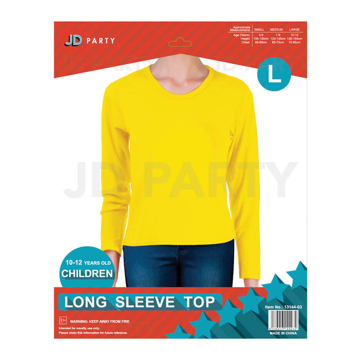 Child Yellow Long Sleeve Top