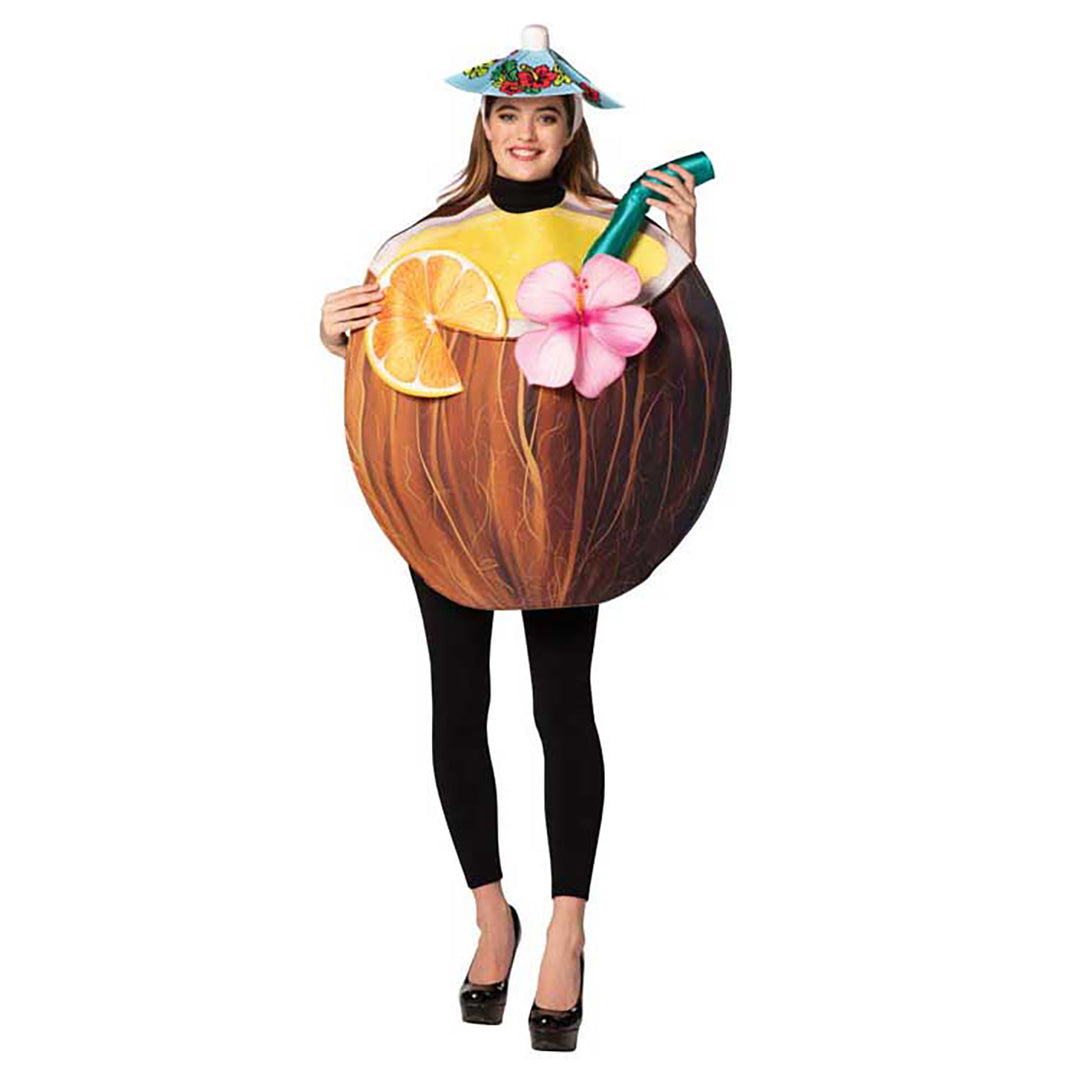 Coconut Cocktail Drink Costume