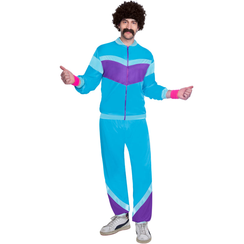 1980s Men's Shell Suit Costume