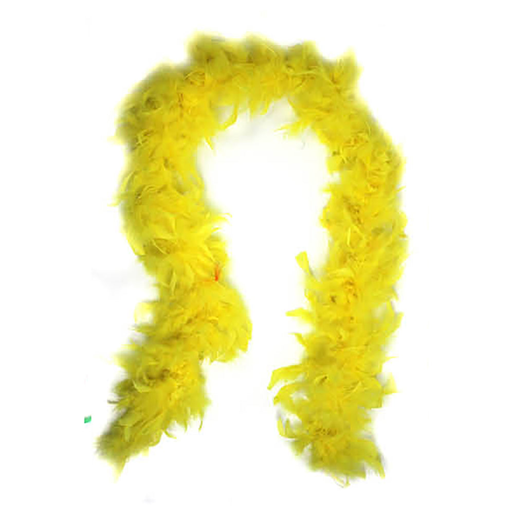 Feather Boa - Yellow