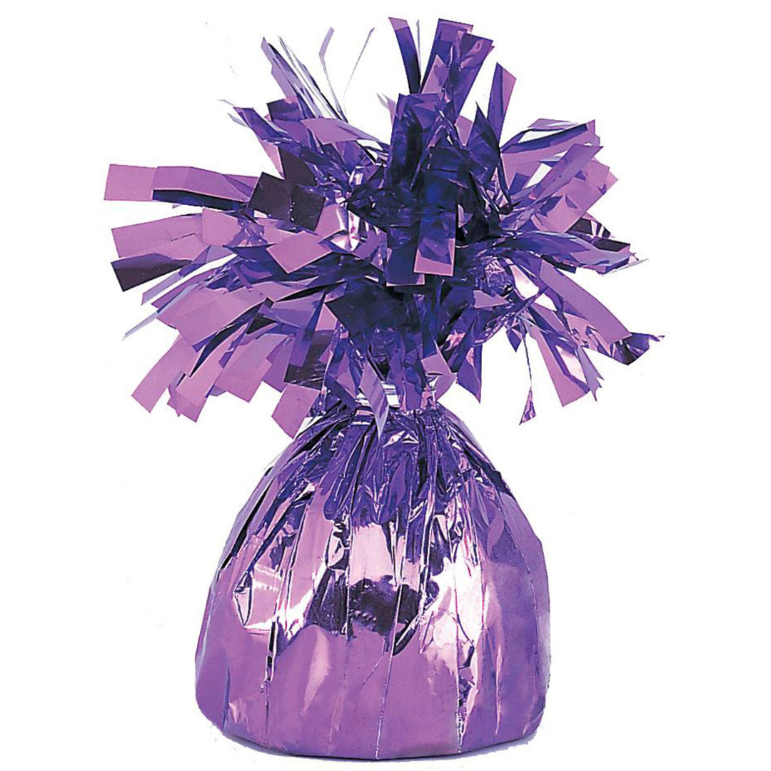 Small Foil Balloon Weight - Lavender