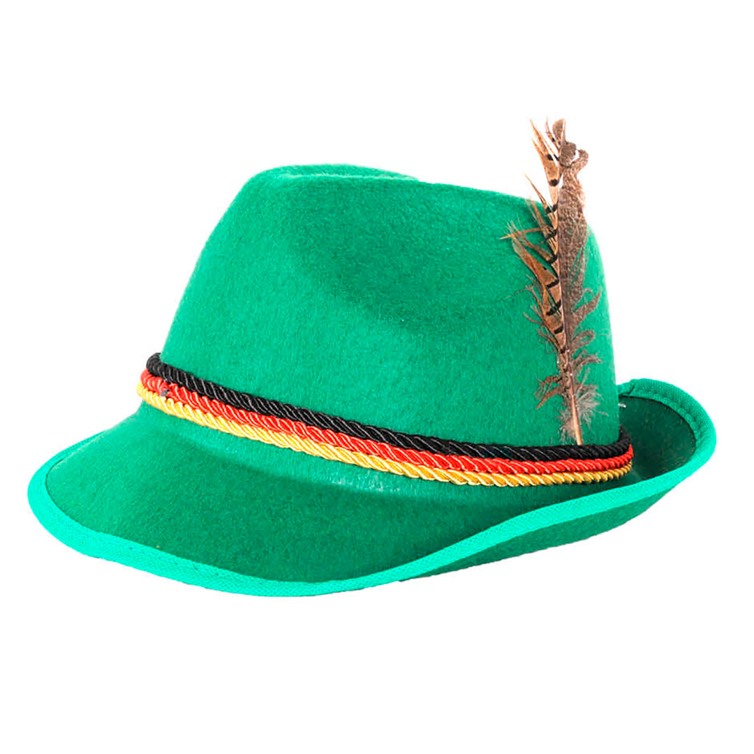 German Trilby Hat Green