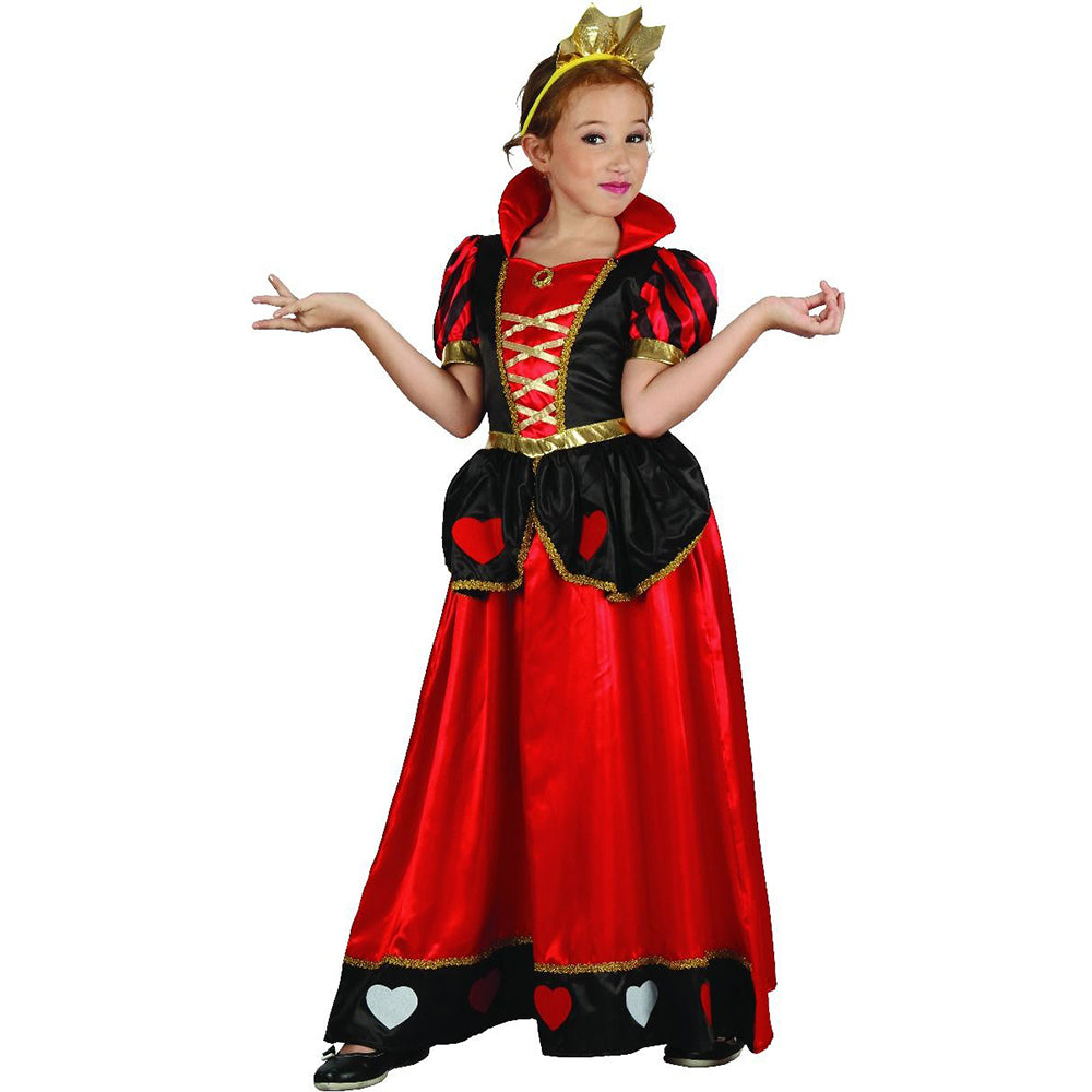 Girls Queen Of Hearts Costume