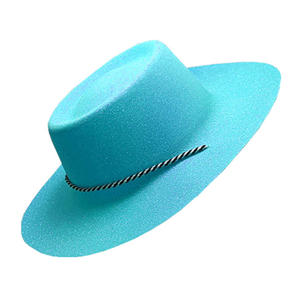 Glitter Cowboy Hat, Blue