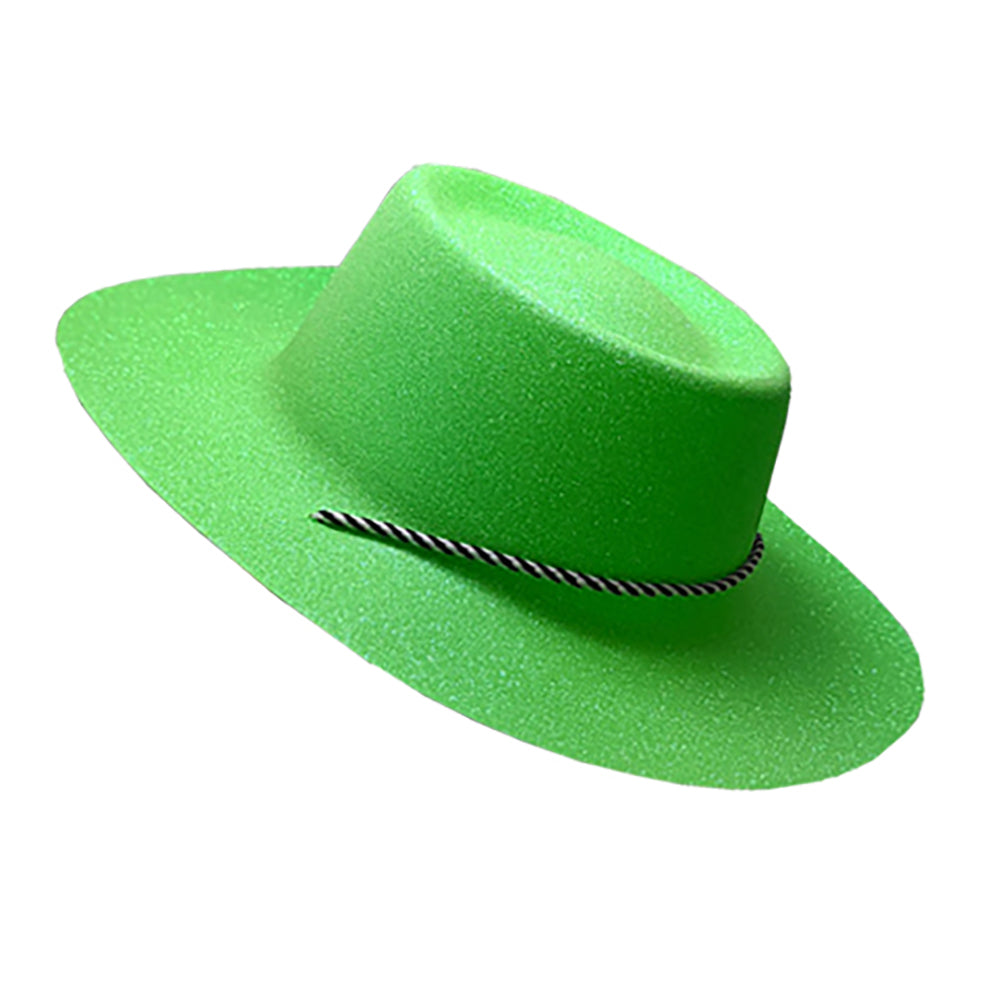 Glitter Cowboy Hat, Green