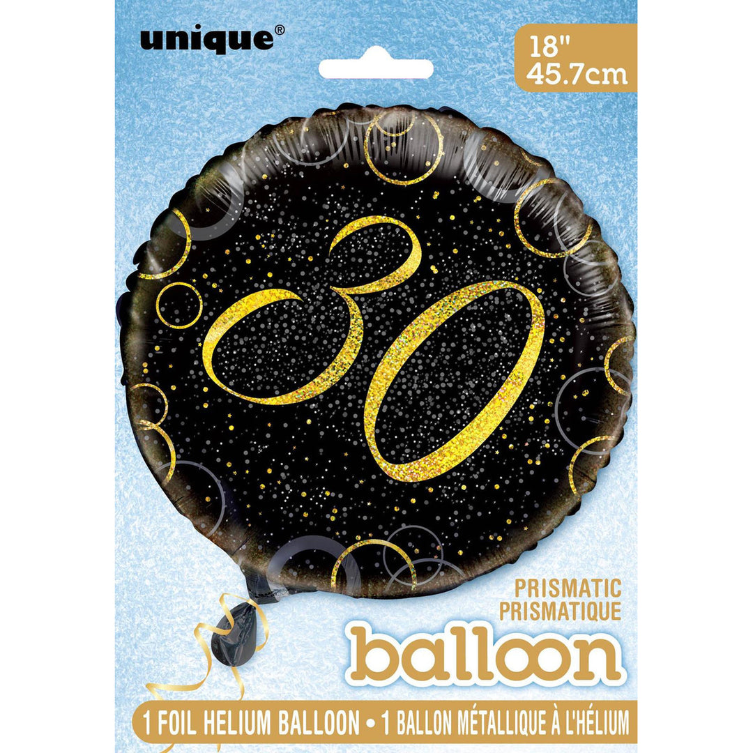 Glitz Gold 30th Birthday Foil Balloon