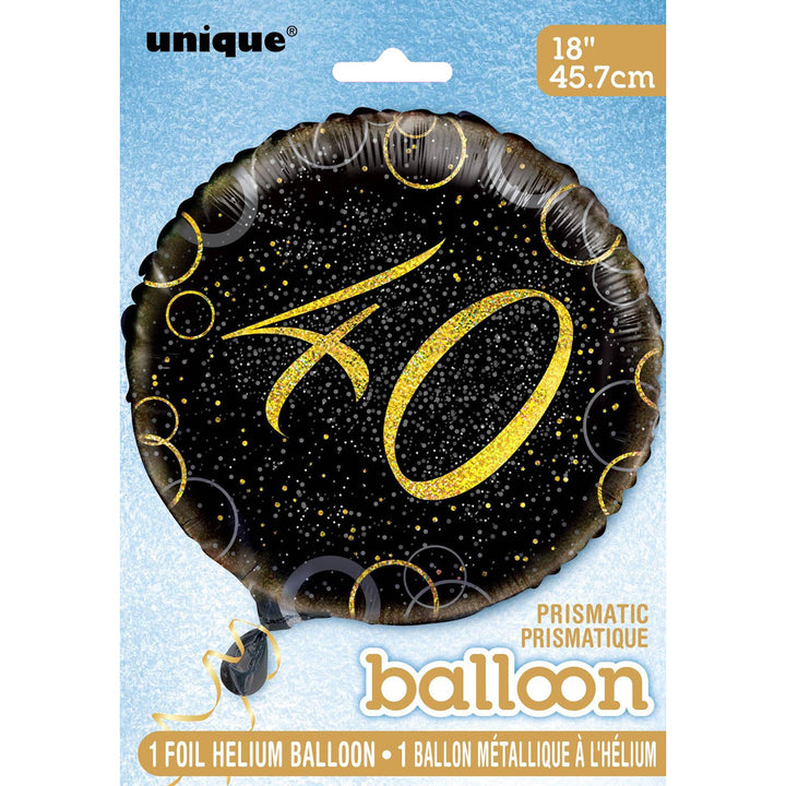 Glitz Gold 40th Birthday Foil Balloon