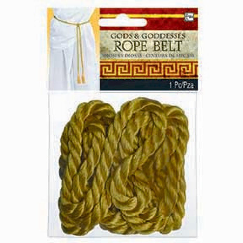 God & Goddess Gold Rope Belt