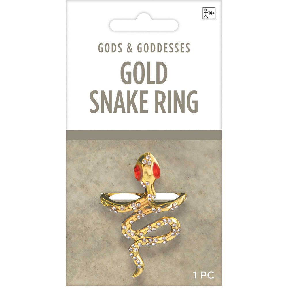 Gods & Goddesses Gold Snake Ring