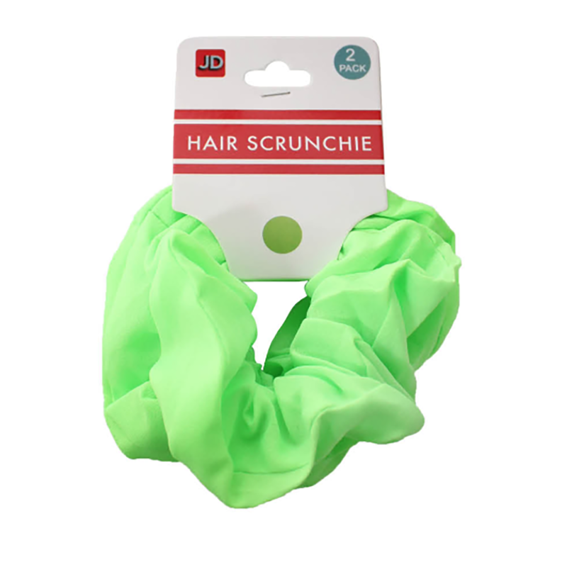 Hair Scrunchie - Fluro Green